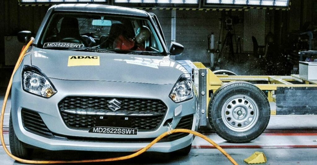 2022 Maruti Suzuki Swift Crash Tests Scores 1 Star At Global Ncap