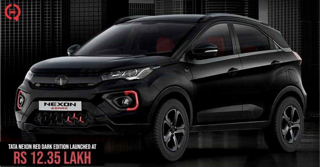 Tata Nexon Dark Now Adds A Splash Of Red With This New Edition