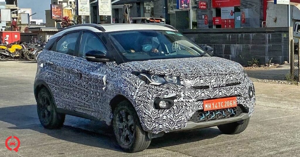 Tata Nexon Facelift Reveals Sleek Design Enhancements in Spy Shots