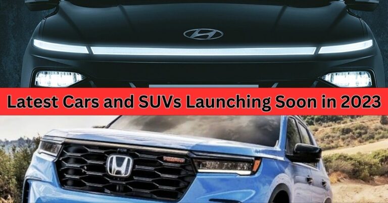 Latest Cars and SUVs Launching Soon in 2023