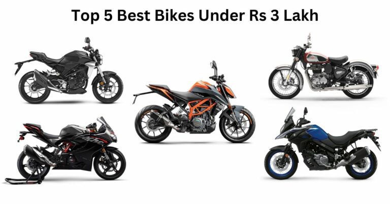 Top 5 Best Bikes Under Rs 3 Lakh