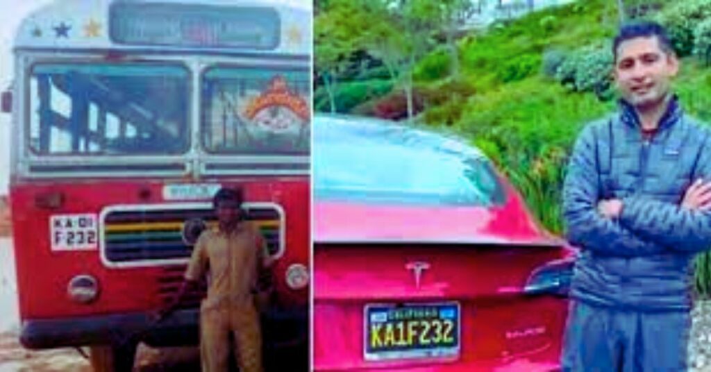 Bengaluru Man Chose Childhood Bus Number For His New Tesla