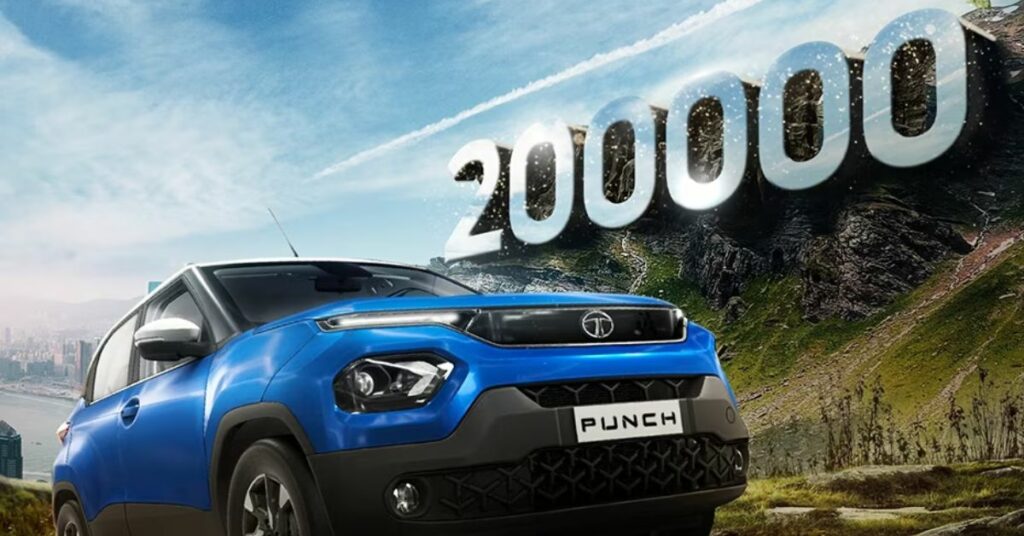 Tata Punch Crosses 2 Lakh Units Production Milestone