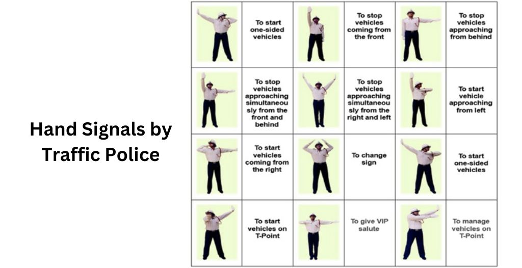 Hand Signals by Traffic Police