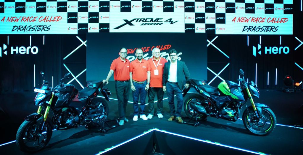 Hero Xtreme 160r 4v Launched at ₹1.27 Lakh