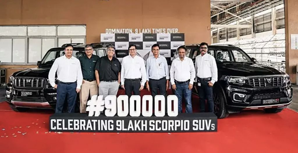 Mahindra Scorpio Crosses 9 Lakh Unit Sales Milestone