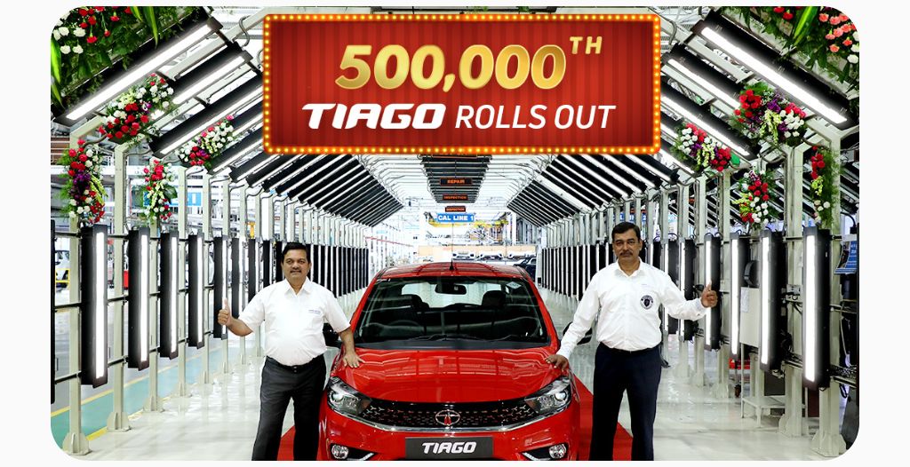 Tata Tiago hits 5 lakh unit sales milestone