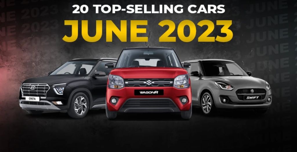 Top 10 cars sold in June 2023