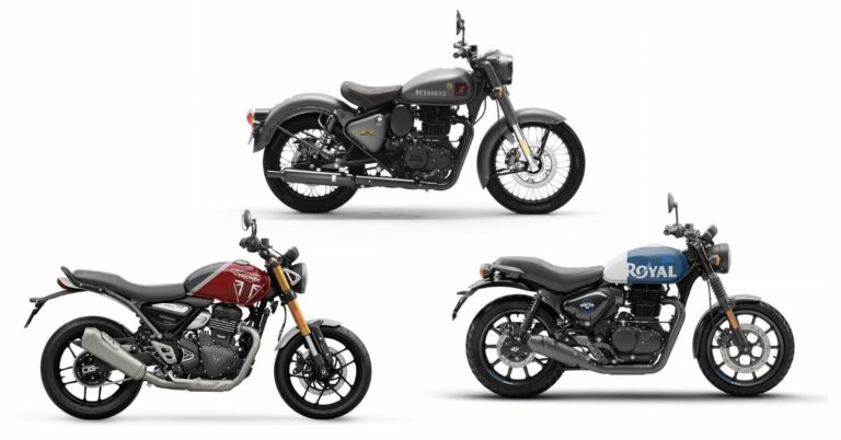 Triumph Speed 400 Vs Re Hunter 350 Vs Classic 350 Comparison