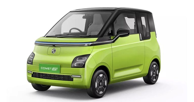 Mg Comet Ev Price in India