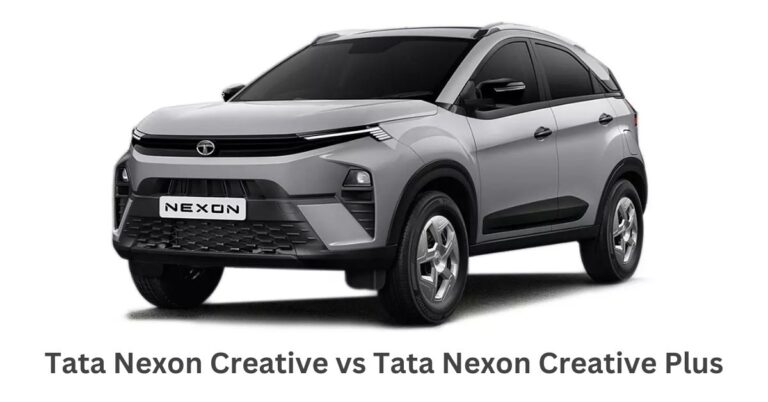 Tata Nexon Creative vs Tata Nexon Creative Plus