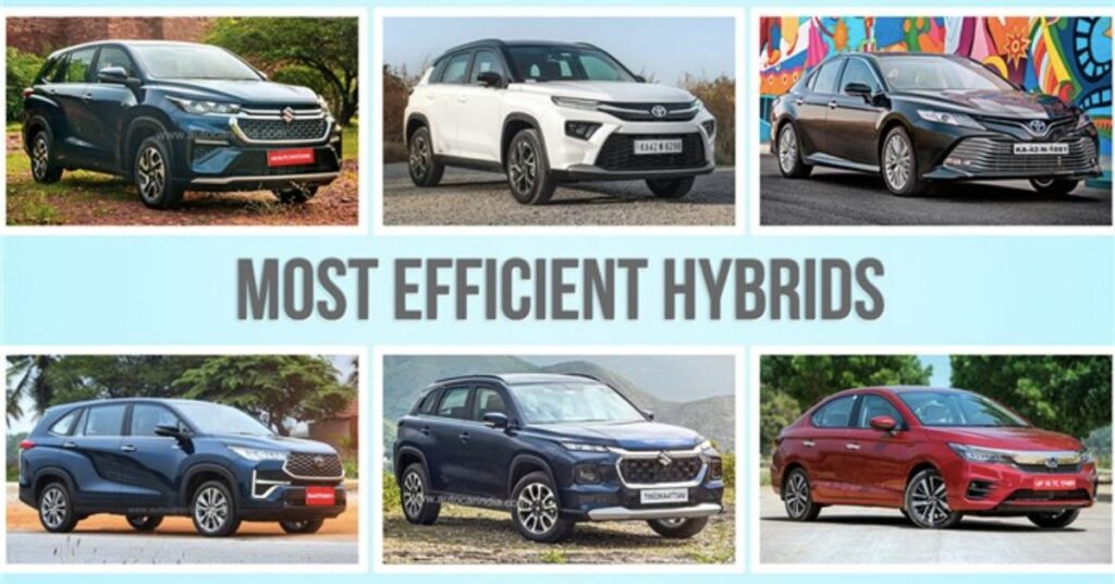 Top 6 Fuel-Efficient Hybrid SUVs and Cars Under 50 Lakhs in India