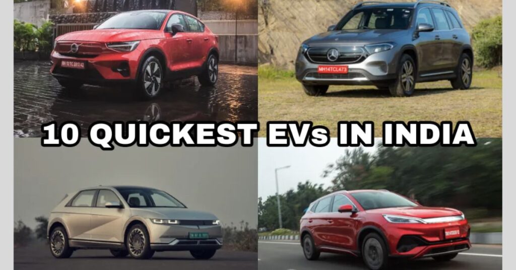 Top 10 Fastest EVs in India