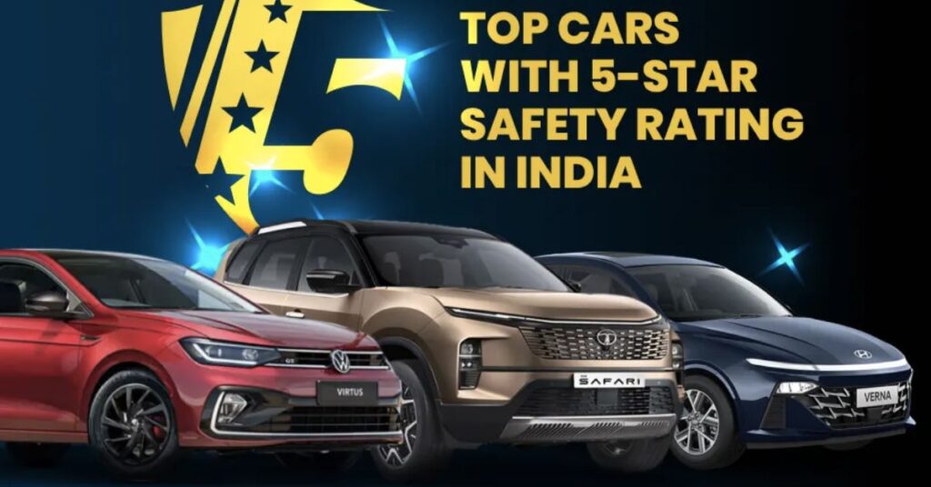 Top 7 Safest Cars in India with 5-Star Global NCAP Ratings