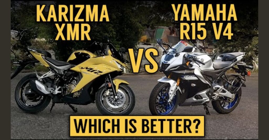 Hero Karizma XMR vs Yamaha R15 V4