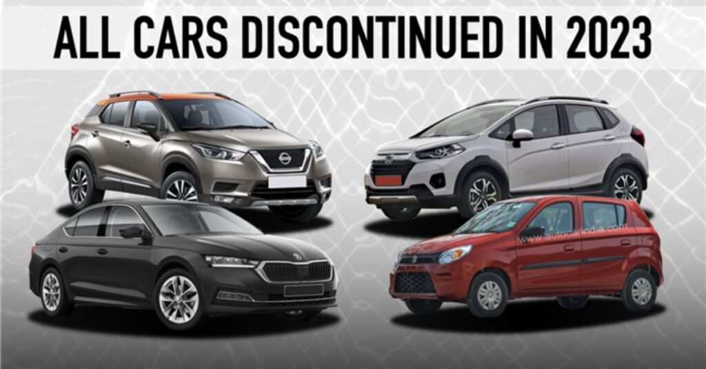 9 Cars, SUVs Discontinued in India in 2023