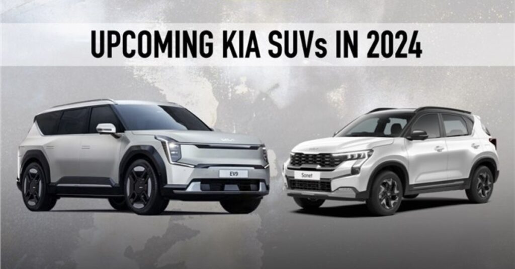 Kia to Launch Three New Cars & Suvs in 2024