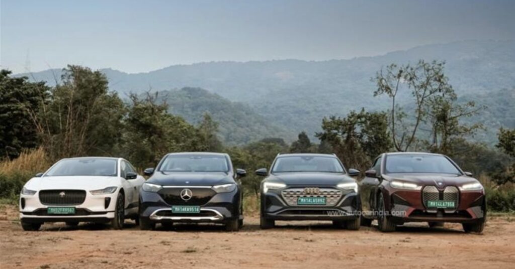 Mercedes EQE SUV vs Audi Q8 e tron vs BMW iX vs Jaguar I Pace