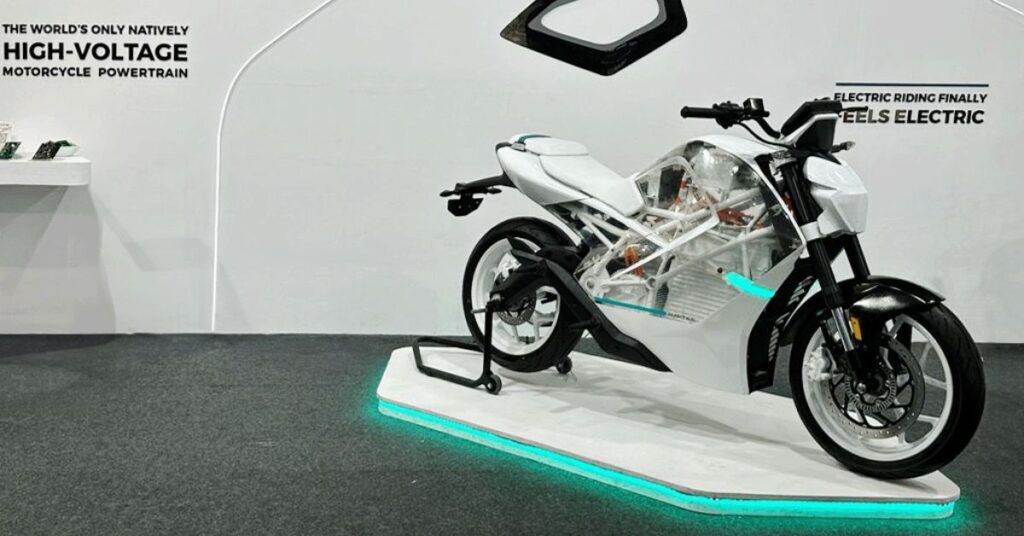 World’s First High-Voltage E-Motorcycle