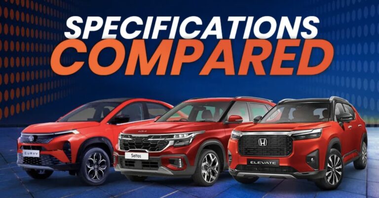 Tata Curvv vs Kia Seltos vs Honda Elevate