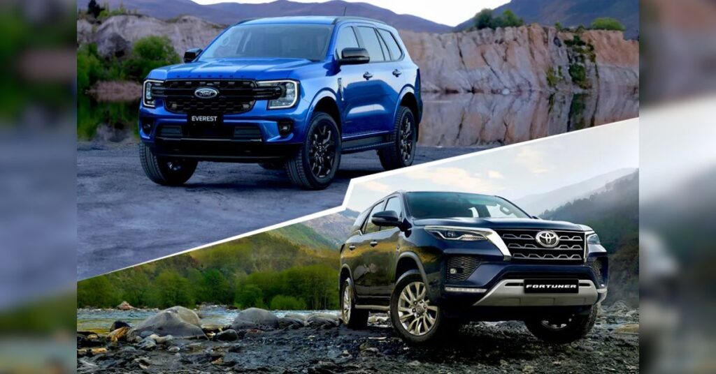 Ford Endeavour vs Toyota Fortuner