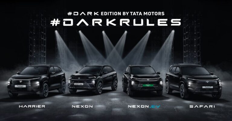 Tata Motors Unveils #DARK Series for Flagship SUVs