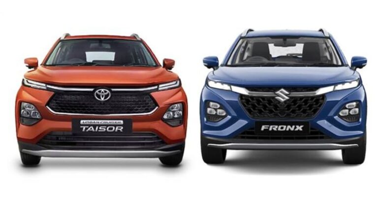 Toyota Urban Cruiser Taisor vs Maruti Suzuki Fronx