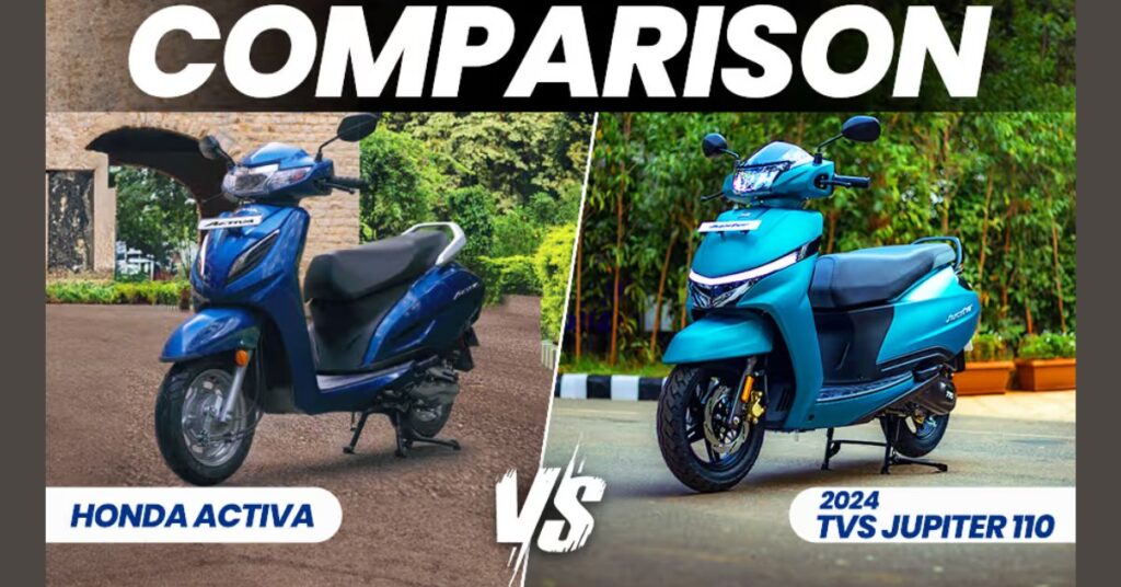 2024 TVS Jupiter 110 vs Honda Activa 6G