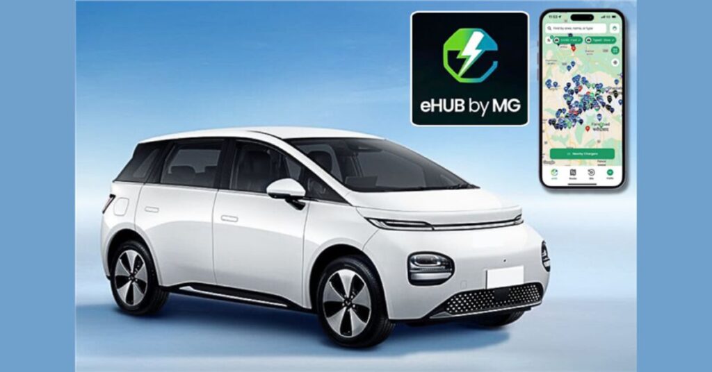 MG eHUB EV charging app launched