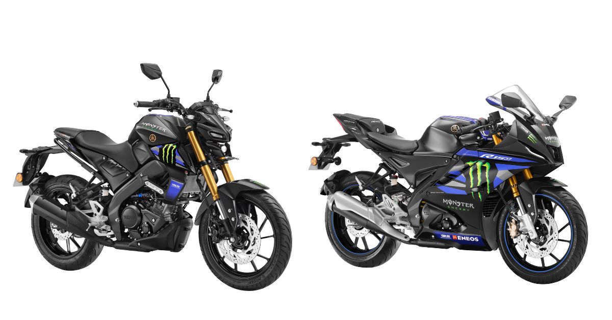 Yamaha Launches R15M and MT-15 Monster Energy MotoGP Editions