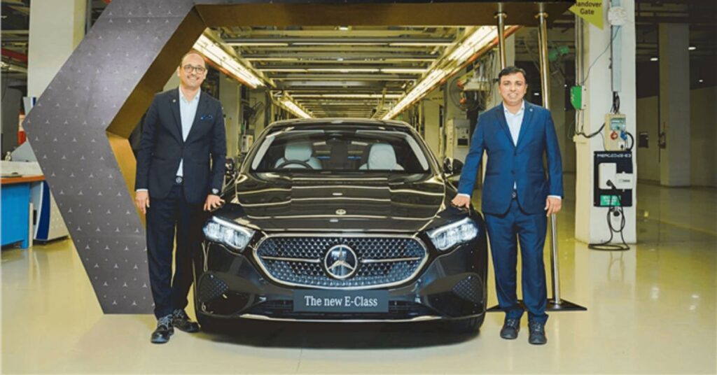 Mercedes-Benz India Begins Production of New E-Class LWB Ahead of October 9 Launch