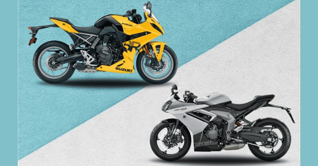 Suzuki GSX-8R vs Triumph Daytona 660