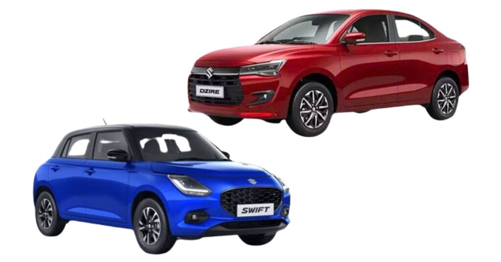 Maruti Dzire vs Swift