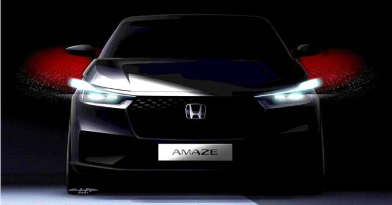 Next-Gen Honda Amaze Teased Ahead of Anticipated Global Debut