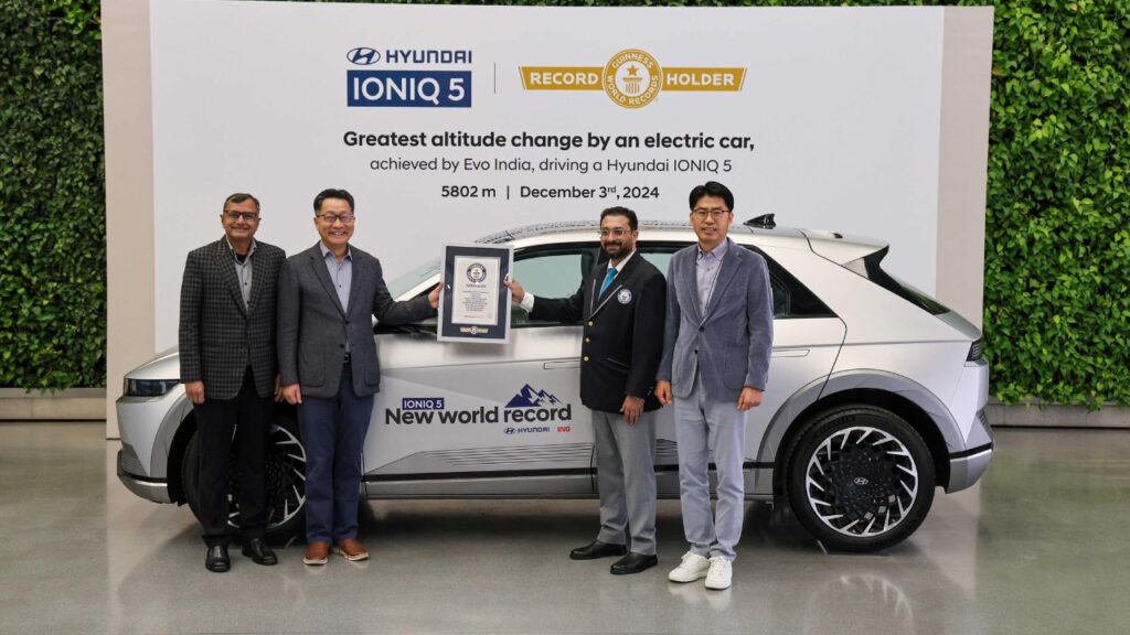 Hyundai IONIQ 5 Achieves GUINNESS WORLD RECORDSTM