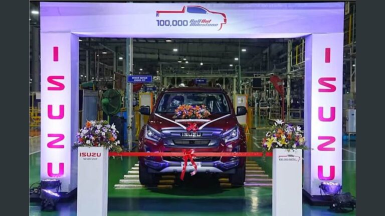 Isuzu India Reaches 1 Lakh Production Milestone in 8 Years
