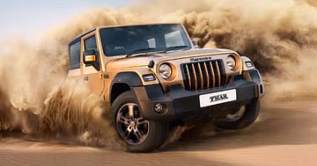 Mahindra Thar Discounts Soar Past ₹3 Lakh in December 2024