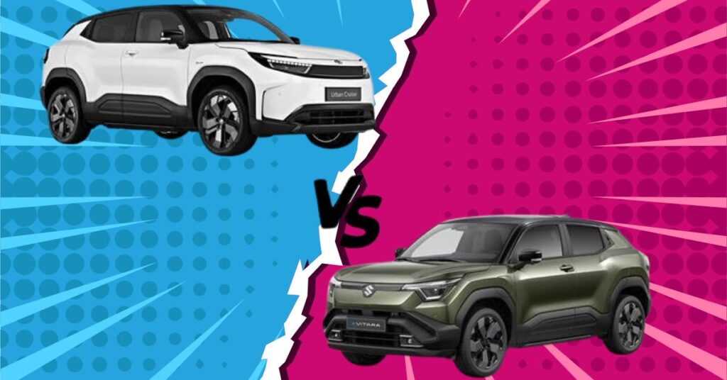 Maruti e Vitara vs Toyota Urban Cruiser EV