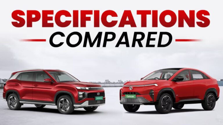 Hyundai Creta Electric vs Tata Curvv EV