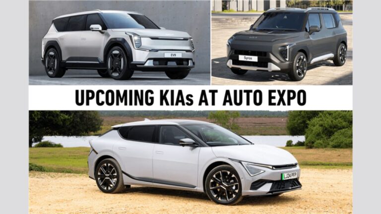 Kia Syros and EV6 Facelift Set to Shine at Auto Expo 2025
