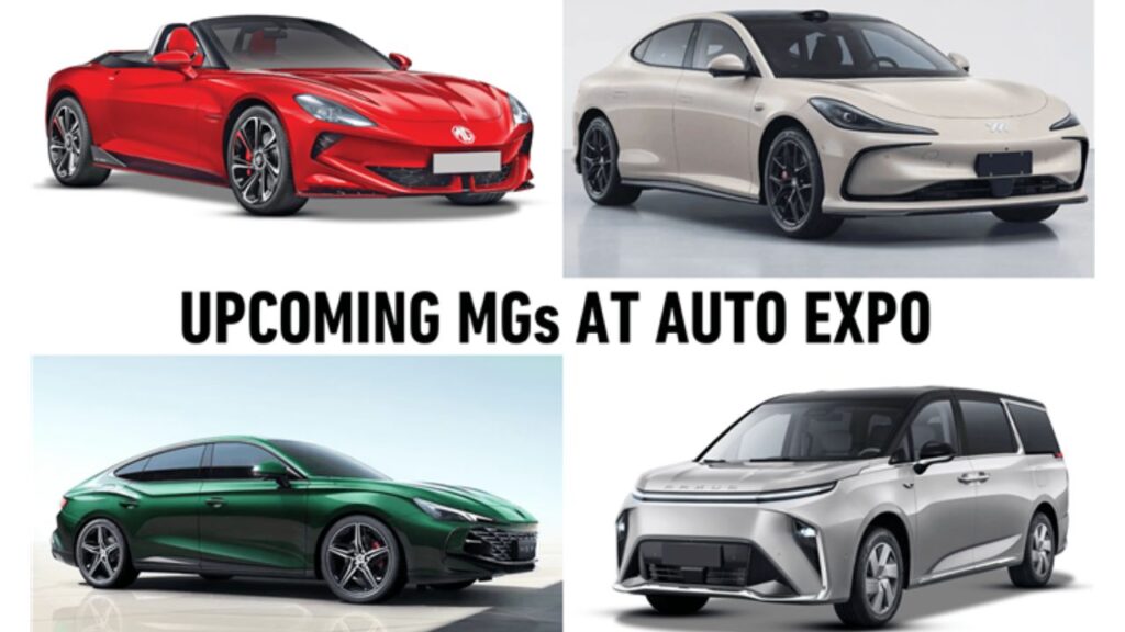 MG Motor India to Unveil Four New Models at Auto Expo 2025