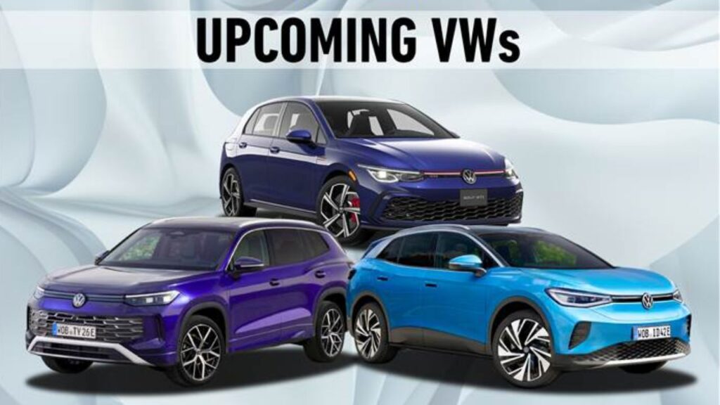 New Volkswagen car and SUV launches in 2025