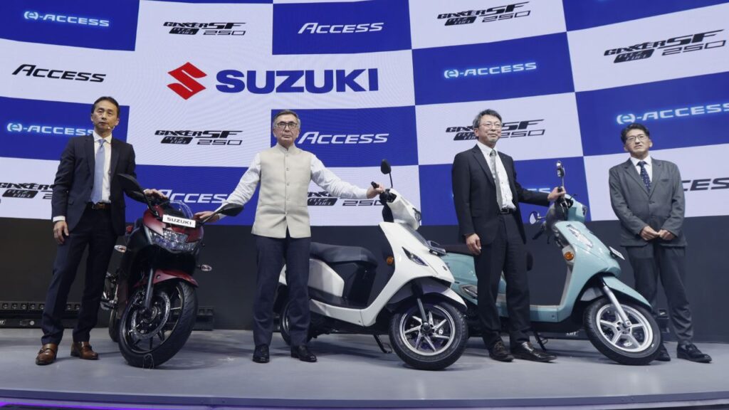 Suzuki Motorcycle India unveils Three New Products at the Bharat Mobility Global Expo 2025