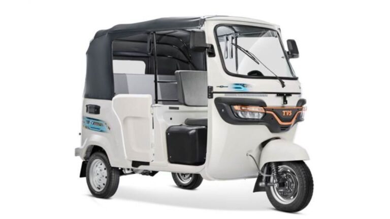 TVS Enters Electric 3-Wheeler Market with King EV Max