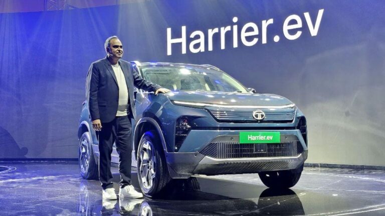 Tata Harrier EV Unveiled in Production Form at Auto Expo 2025