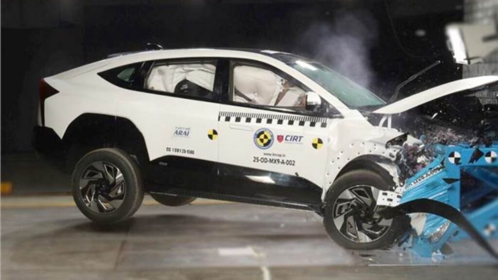महिंद्रा XEV 9e को मिला 5-स्टार भारत NCAP सेफ्टी रेटिंग