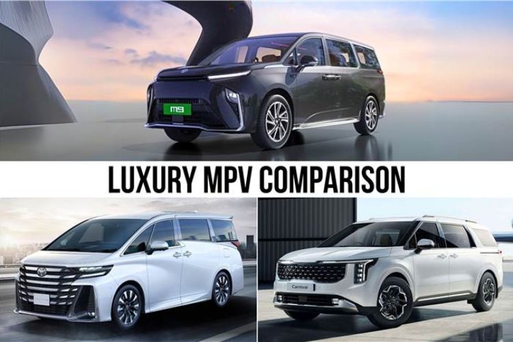 MG M9 vs Kia Carnival vs Toyota Vellfire