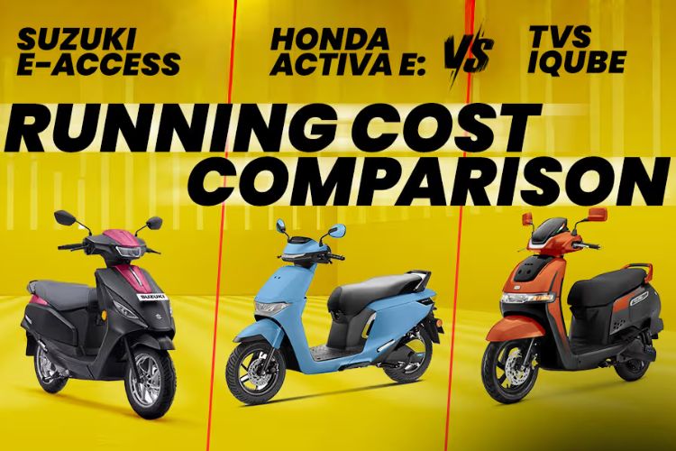 Suzuki e-Access vs. Honda Activa e vs. TVS iQube