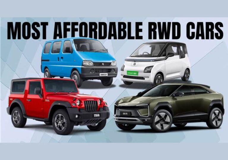10 Most Affordable Rear-Wheel-Drive Cars in India