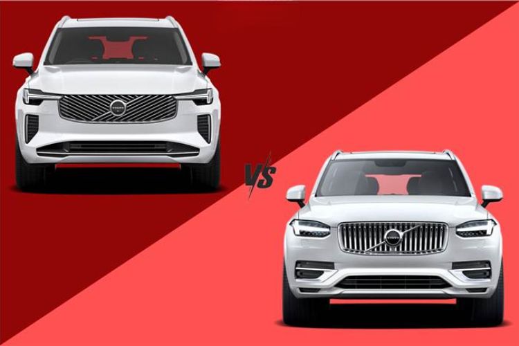 Volvo XC90 Facelift vs. Previous Model